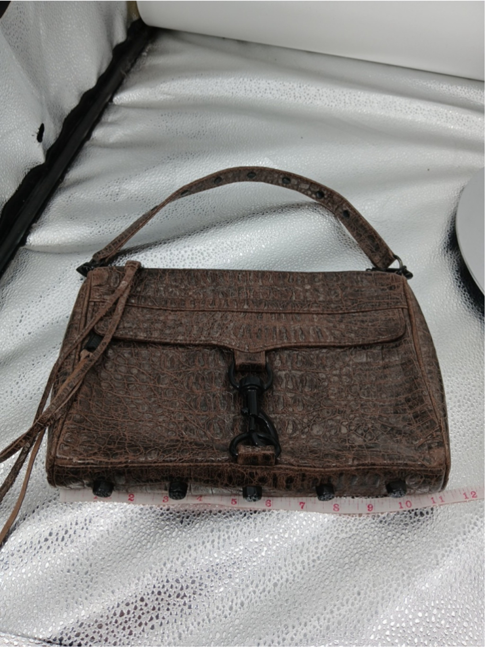 Rebecca Minkoff Brown Large Mac Altered Bag Purse - Picture 16 of 16